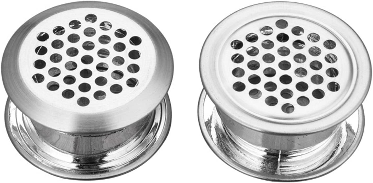 Dhetye Double Sided 35Mm Ventilation Grille Air Vents Grille,Ventilation Opening Grille, 22Pcs Steel Louver Mesh Hole Plug Decoration Cover(Double Sided 35Mm)