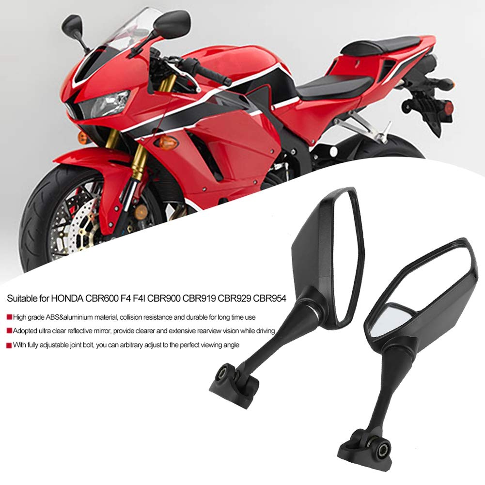 Specchietto Retrovisore Modificato per Moto CBR600 CBR900, Specchietto Laterale Riflettente, Set di 2