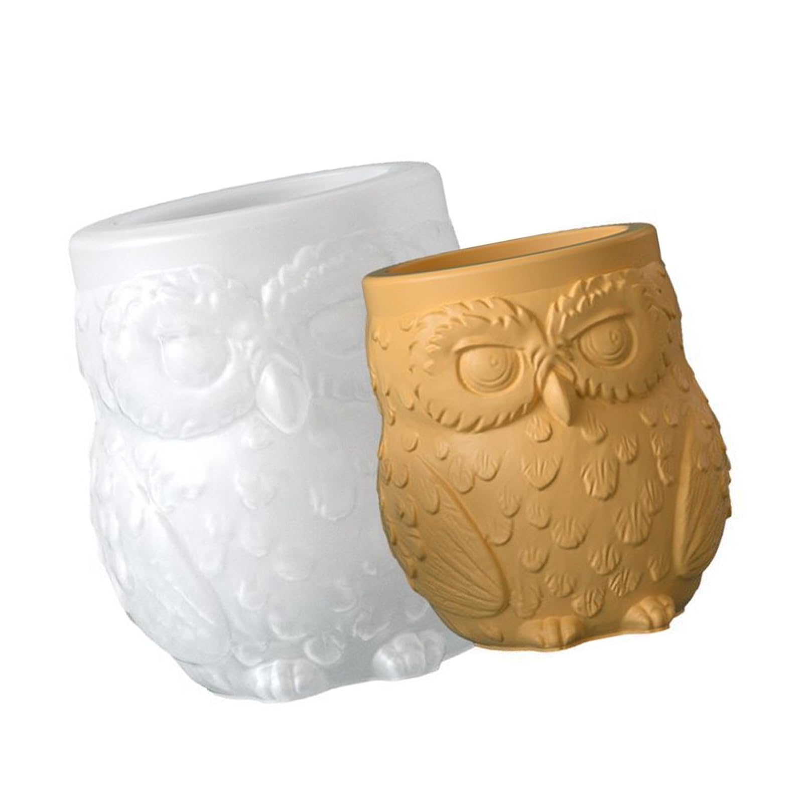 KAHDGSS Artistic Owl Shaped Silicone for Epoxy and Desserts Safe and Portable Owl Silicone