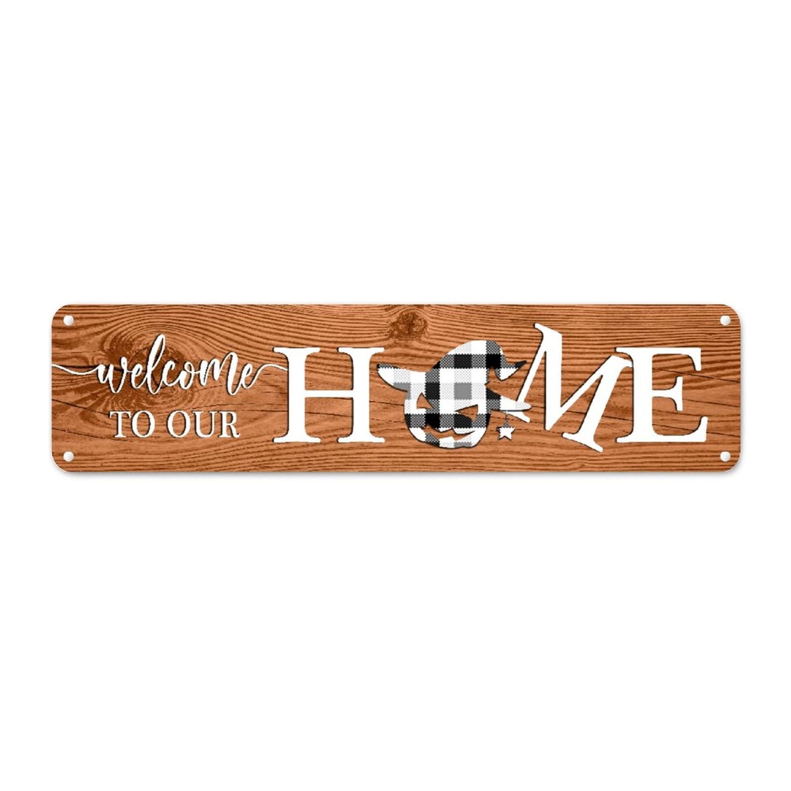 Panneau Halloween Welcome To Our Home pour embellir un mur vide
