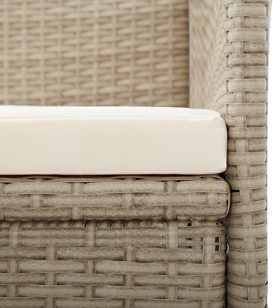 Side view of reclining chair showing reclining motion