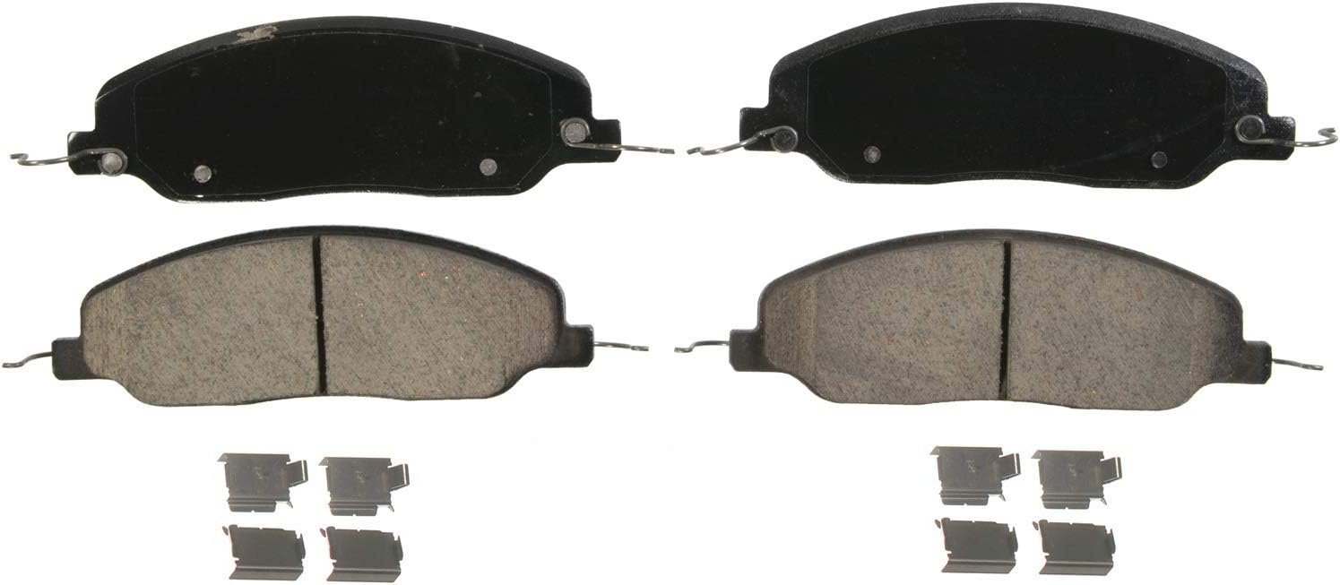 Wagner QS ZD1081 Disc Brake Pad Set, Chamfered Edges for Smooth, Quiet Stops, Fits 2005–2014 Ford Mustang