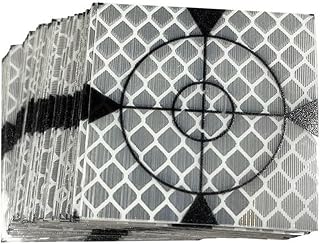 Objetivos reflectantes de alta visibilidad, 100 unidades para mediciones precisas en varios campos de ingeniería (C)