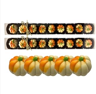 Fine Belgian Chocolate | 2 x 9 pcs Pumpkin Sleeve Autumn Collection | Total 18pcs of Pumpkins with Hazelnut Praline Filling | Chocolates Made in Belgium