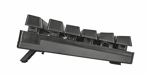 Azor GXT 835 - Tastiera da gioco QWERTY UK con illuminazione a LED, modalità gioco, 12 tasti multimediali, anti-ghosting, tastiera a membrana cablata USB per PC, computer, laptop, laptop - Tastiera gaming - Immagine 7