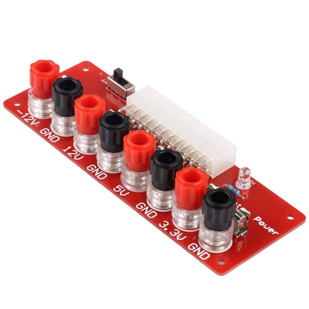 FidgetGearNew 24Pins ATX Benchtop Power Board Computer Power Supply