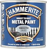 Hammerite 5084894 HAM6700043 250ml Metal Paint - Smooth Silver