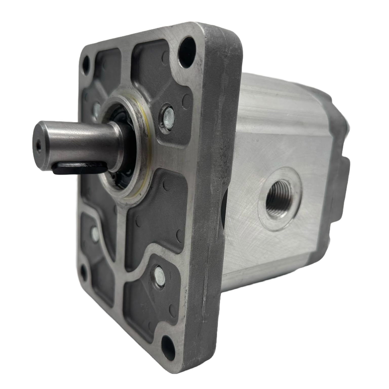 Bomba Hidráulica 30 L/min, Eje Recto Ø22,2 SAE B, Puertos GAS, Brida Europea, Montaje Europeo marca Hydrosila. Bomba para Tractor, Bomba para Prensa Hidráulica y Grupo Hidráulico