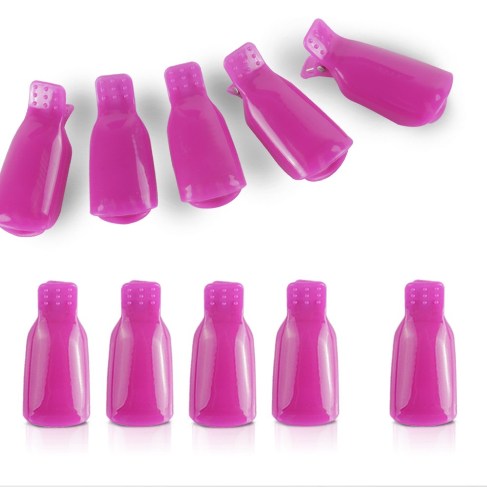 Acrylic Nail Remover Clips, Teenitor Nail Soak off Cap