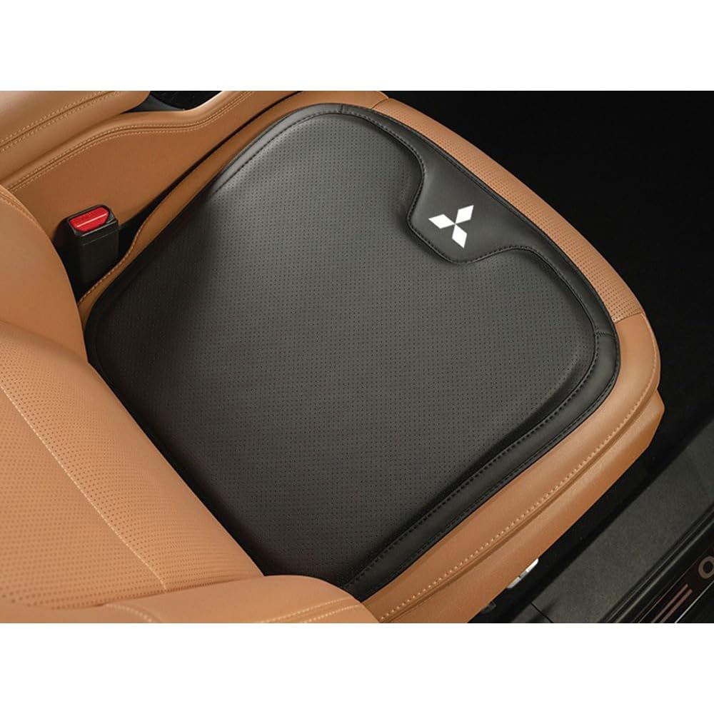 VVHUDACar Seat Cushion, for Mitsubishi Outlander Fortis Eclipse Cross Memory Foam Car Seat Pad Lower Back Pain Relief Non-Slip and Breathable Car Wedge Seat Cushion,A