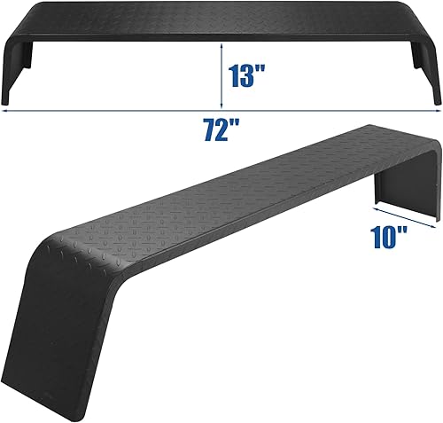 Miniatura 2 de Guardabarros de remolque, guardabarros de acero de placa resistente para ruedas de 13 a 15 pulgadas, remolque de eje tándem - 2 unidades