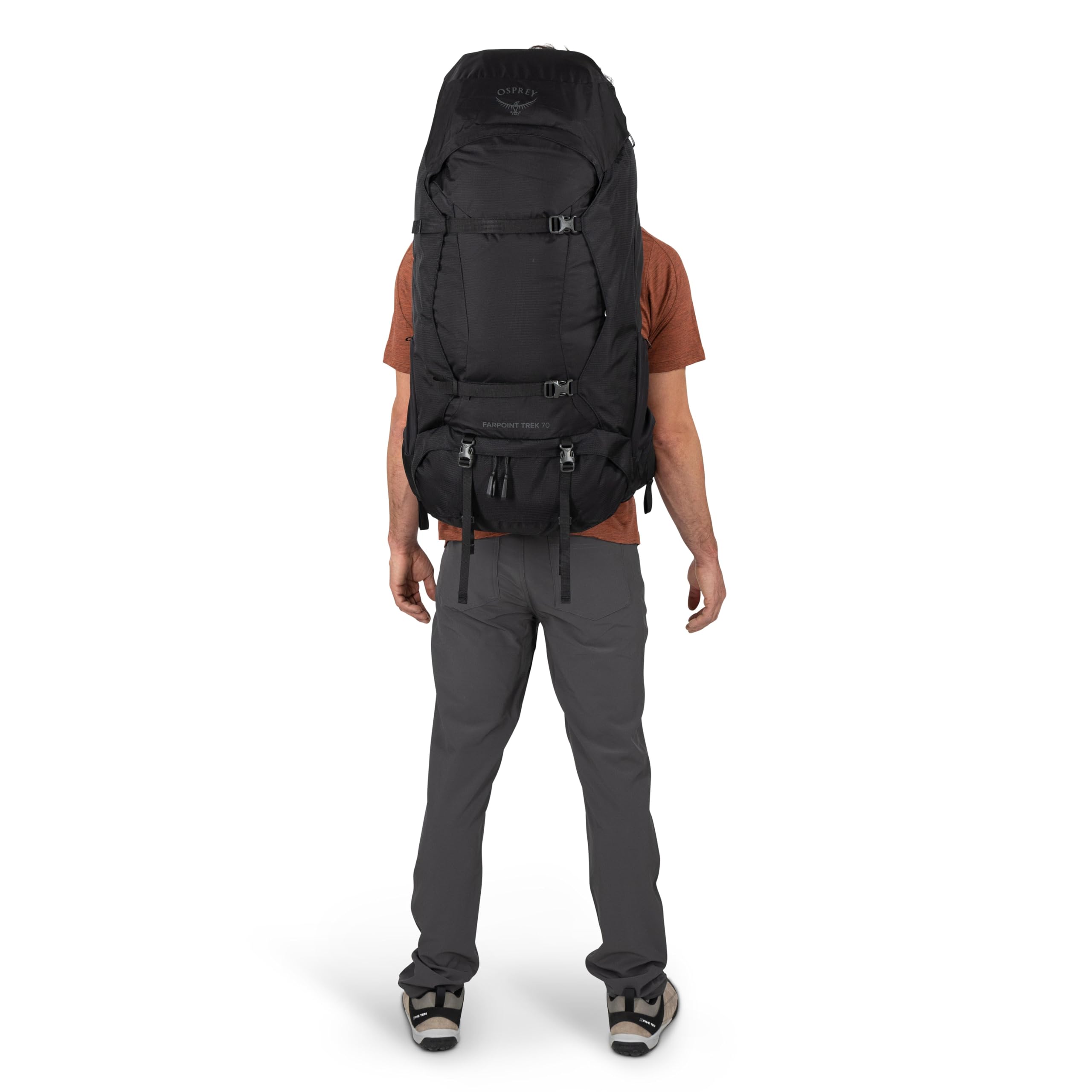 Osprey Farpoint Sac de trekking homme, 75L, Black