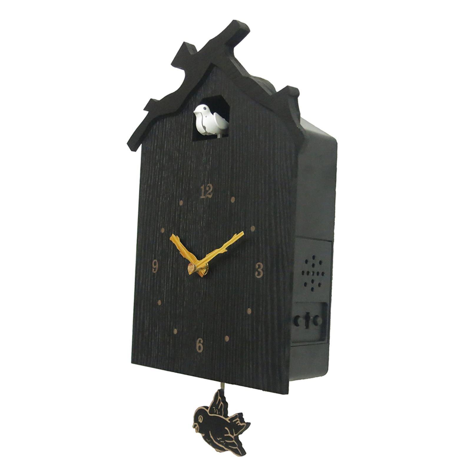 Orologio in Legno a Forma di Uccello con Cuculo, Decorazione per Pareti della Camera da Letto per Bambini, Ragazzi E Ragazze, con Pendolo
