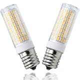 E17 LED Bulb,Dimmable 8W,80W Halogen Bulb Equivalent，800Lm, AC120V,E17 Bulb Warm White 3000k, for Over Counter Microwave Ovens (Pack of 2)
