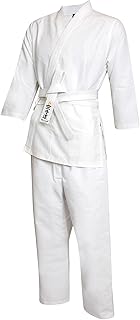 Addiction Karate Dress for Boys Girl Men women Martial Art Uniform White Top Pant with Karate Belt Set