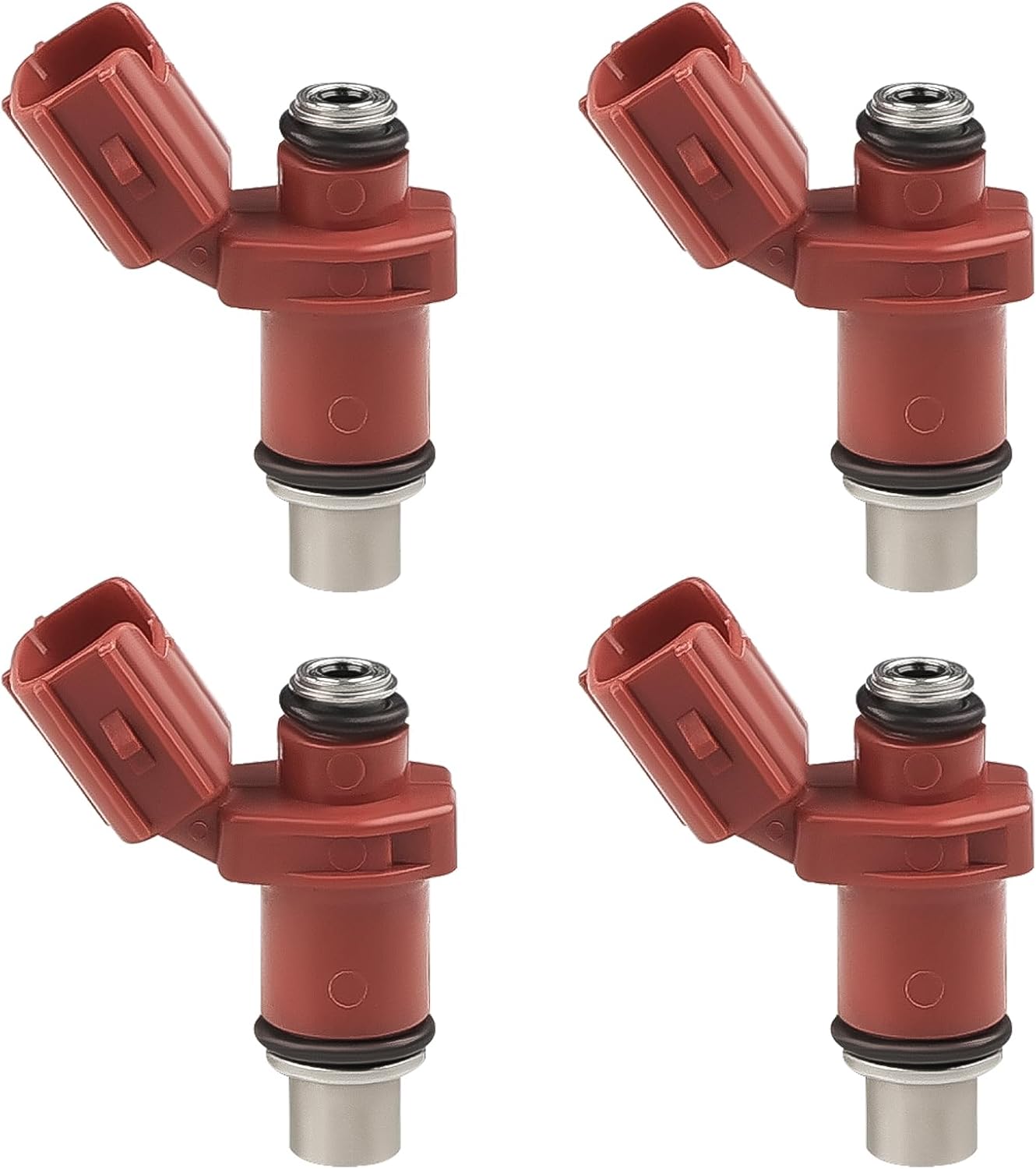 JDMON Fuel Injectors Compatible with Yamaha Outboard 4 Stroke 80BEL 75 HP 90 HP 2005-2006 Replacement for 6D8-13761-00-00