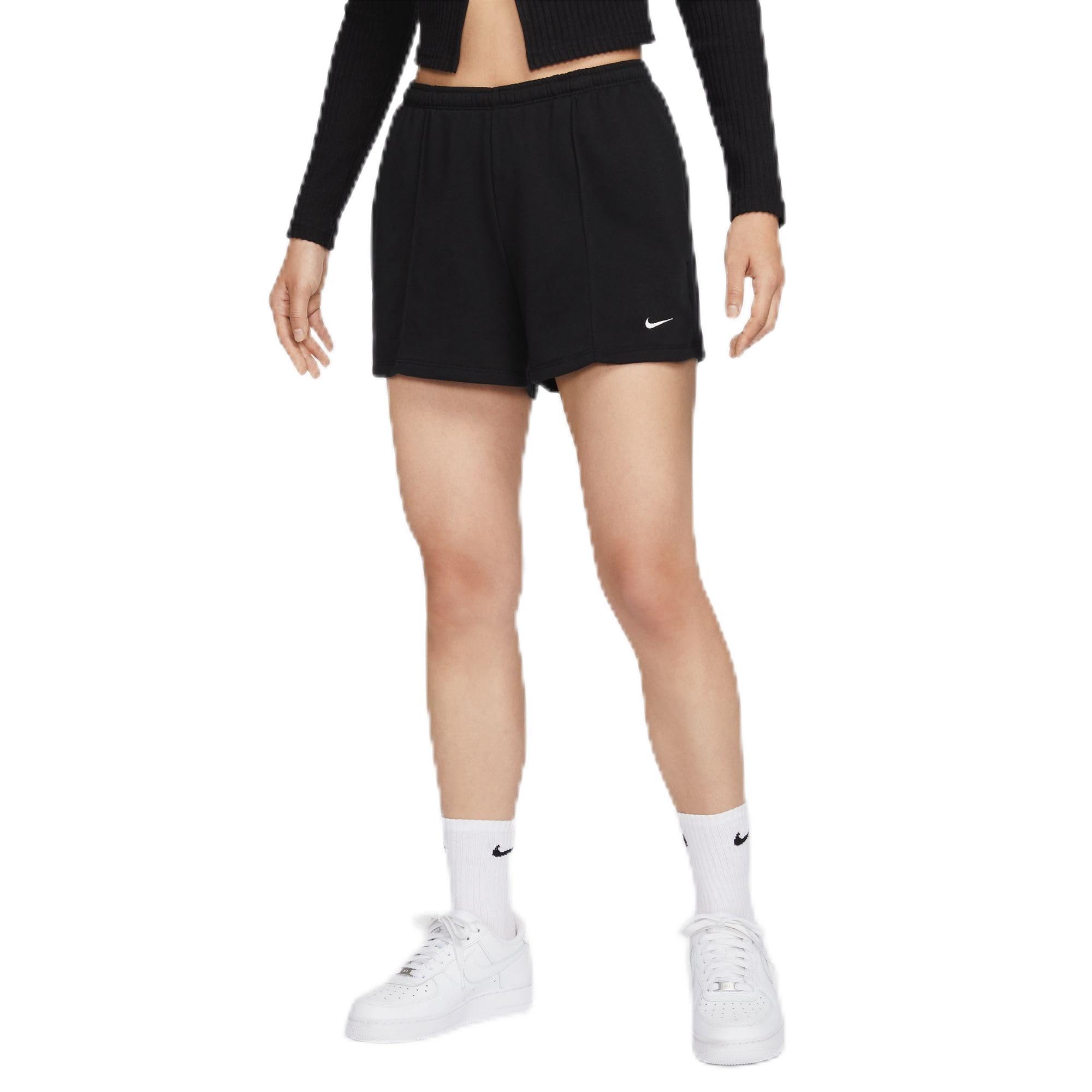 nike Womens Chll Ft Mr Sho Mid Rise French Terry Shorts-picture-47