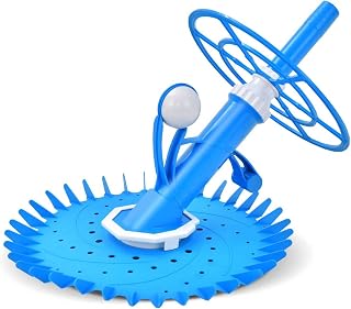 TANGZON Upgraded Automatic Pool Cleaner, Suction-Side Above Ground In-Ground Pool Vacuum Sweeper with 10 Hoses, Cleans Floors & Walls, Indoor Outdoor Powerful Swimming Pool Cleaning Kit, Low Noise
