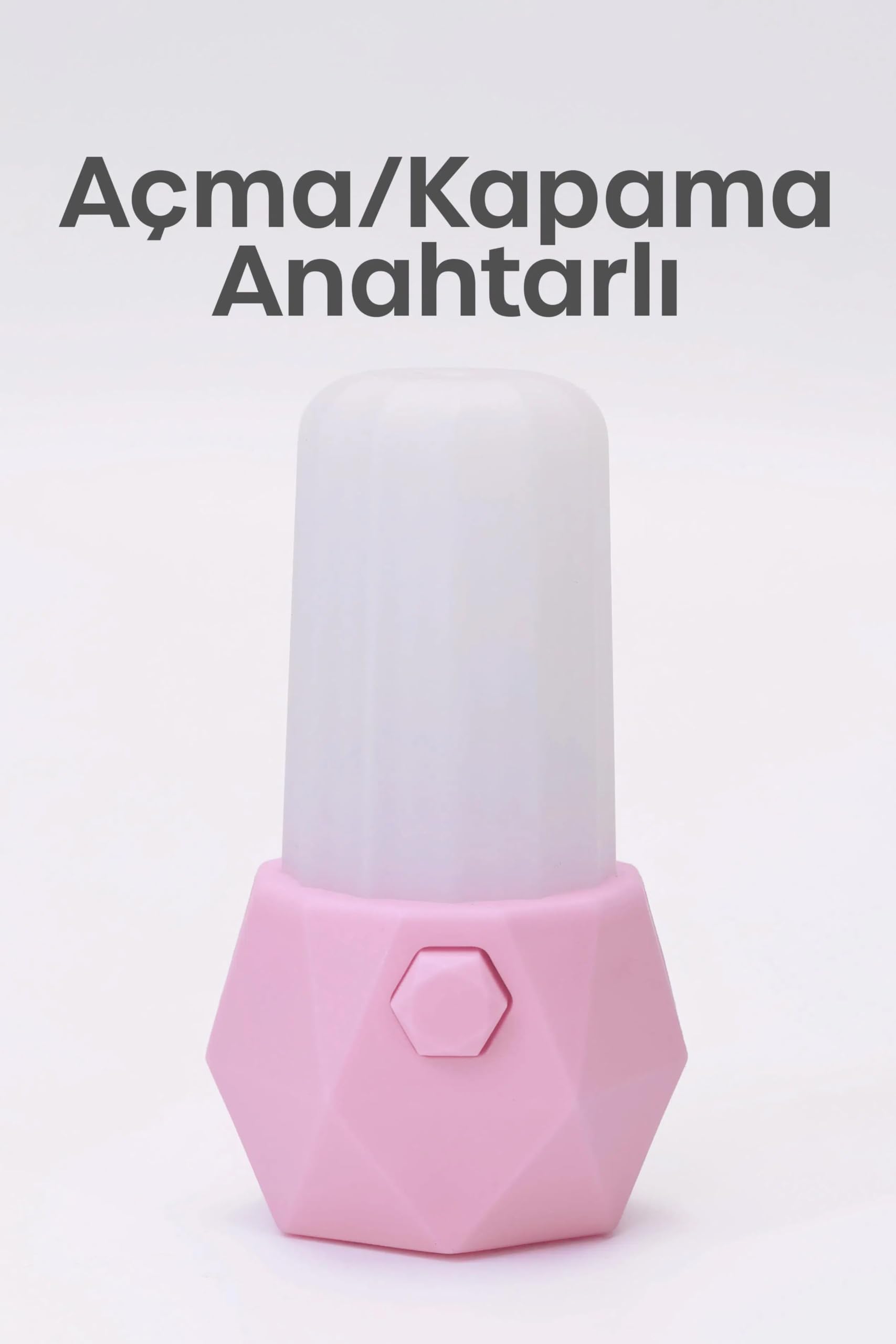 Promosyonca Prizma Gece Lambası (Pembe)