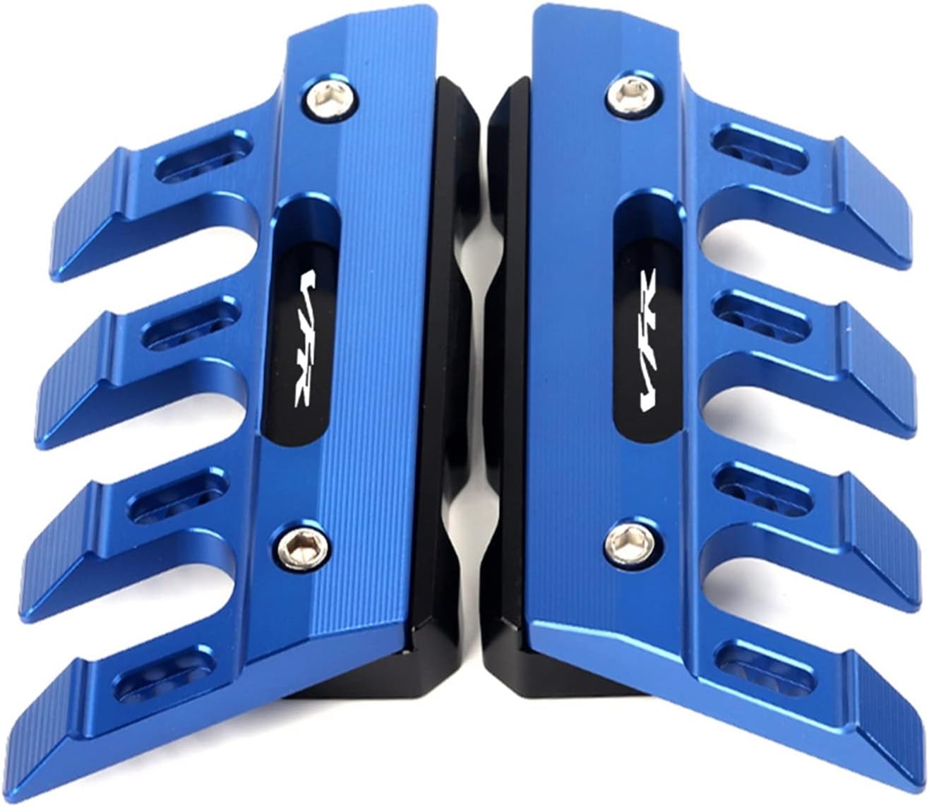 for Honda VFR1200F VFR1200 F Motorcycle Mudguard Front Fork Protector Guard Block Front Fender Slider Accessories Side Guard CNC Aluminum Multiple Colour (Color : Blue)