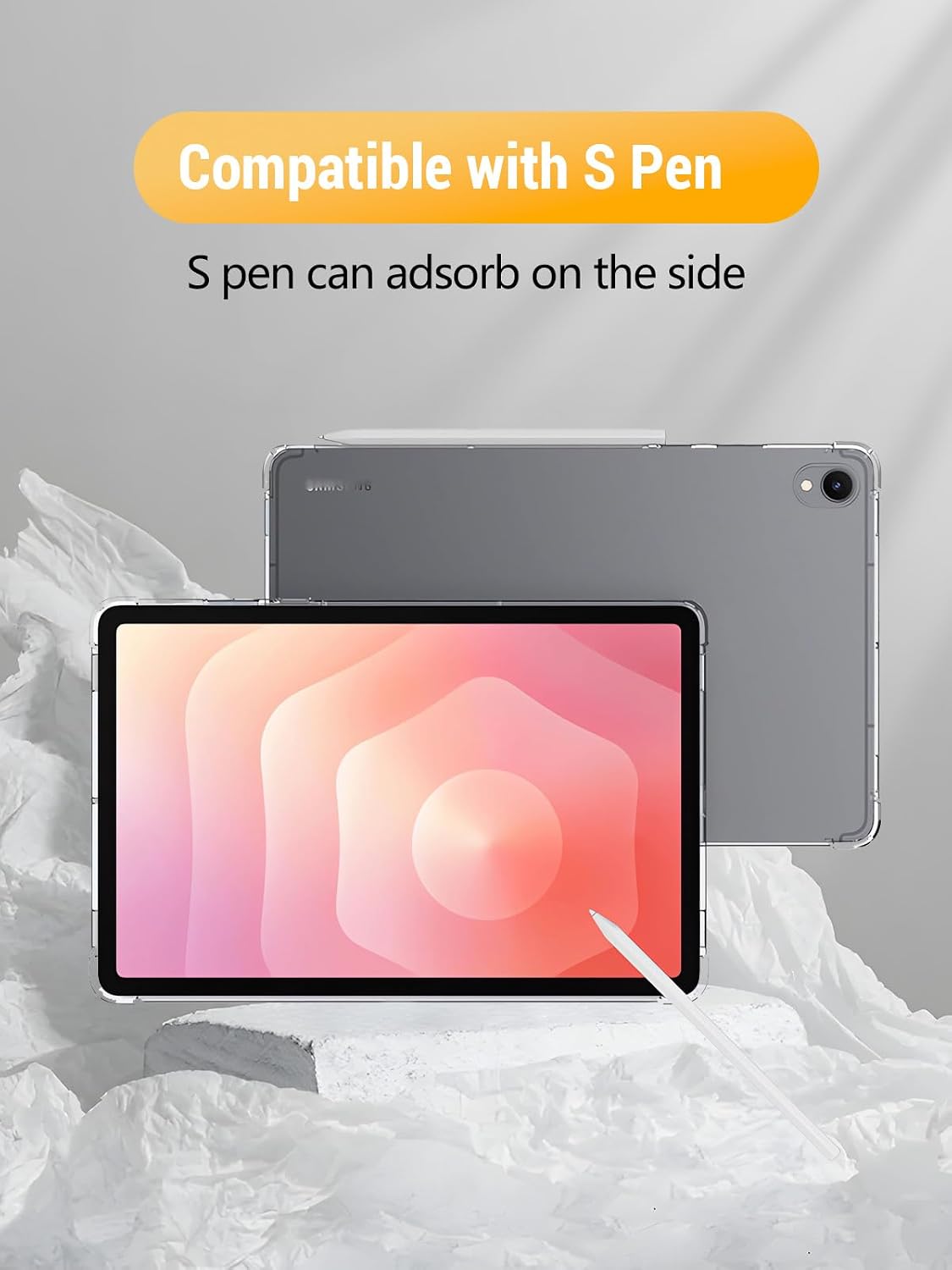 Clear Case for Samsung Galaxy Tab S11 WiFi Android Tablet 11 Inch image 4