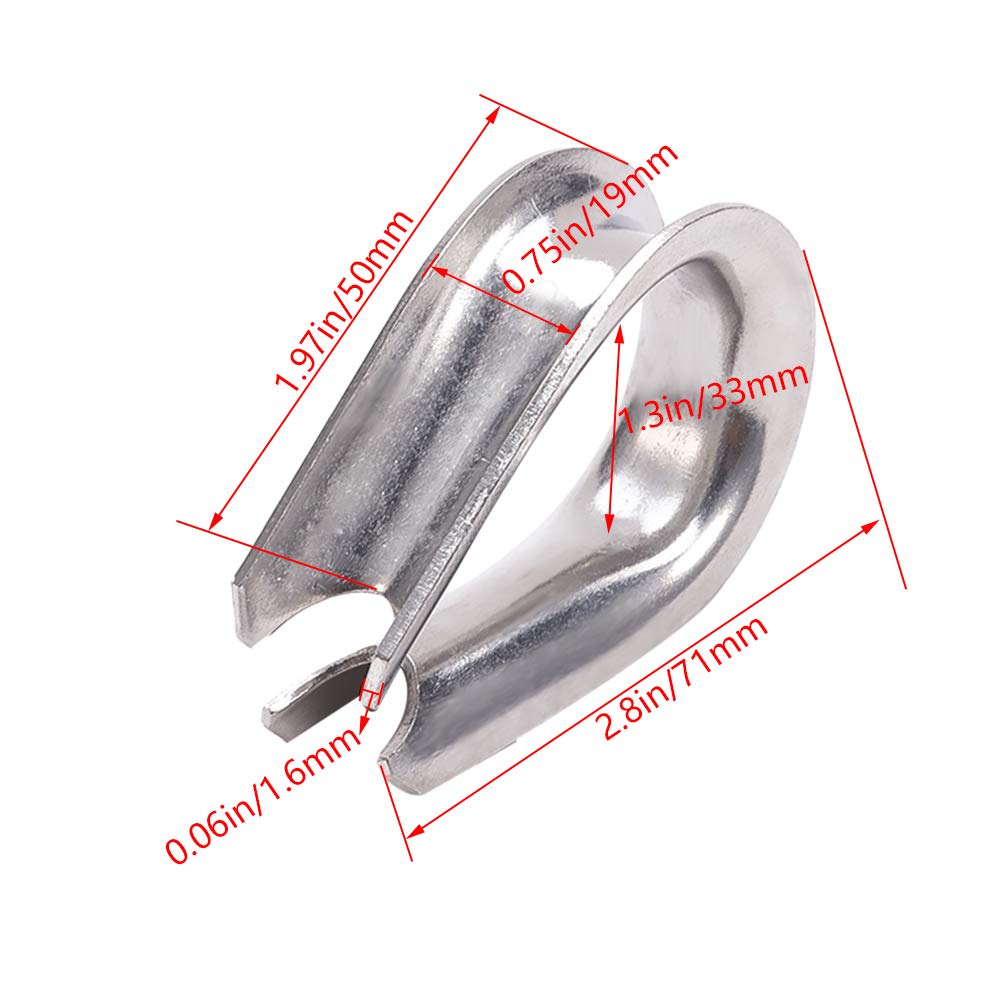 M8-M16) Wire Rope Clip Stainless Steel 304 Cable Clip M8 / M10 / M12 - View #13