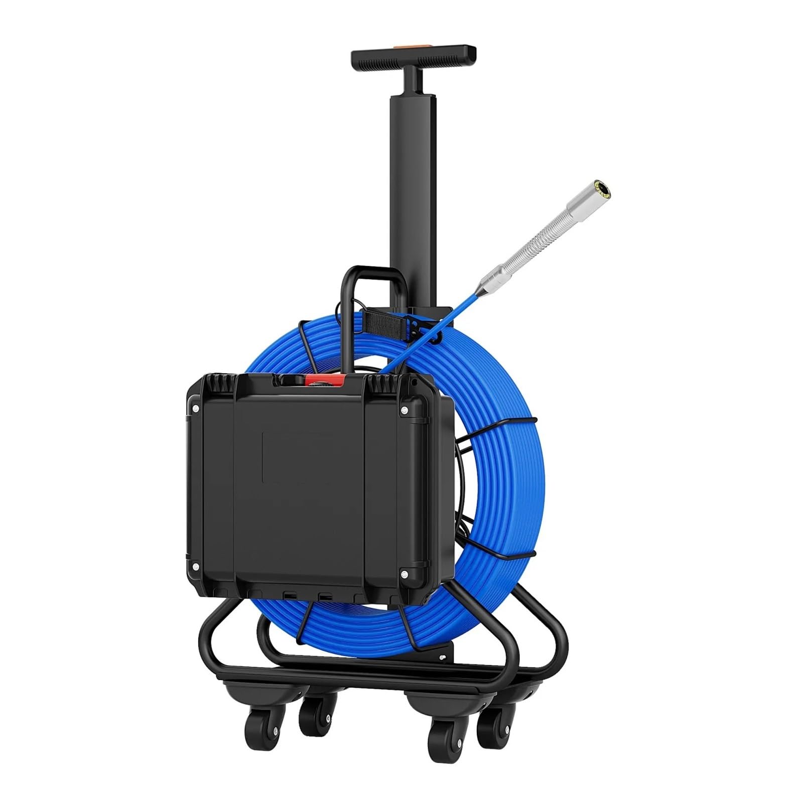 Mthckxjbsuz Without Receiver Portable Trolley Pull Rod Pipe Inspection Camera With Locator Meter Counter Ip68 Drain Sewer Pipeline Video Industrial Endoscope,Reliable Results