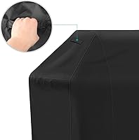 Vista 6 de iCOVER - Cubierta de parrilla de 60 pulgadas para parrilla al aire libre, anti-UV y resistente a la decoloración, fundas impermeables para parrilla