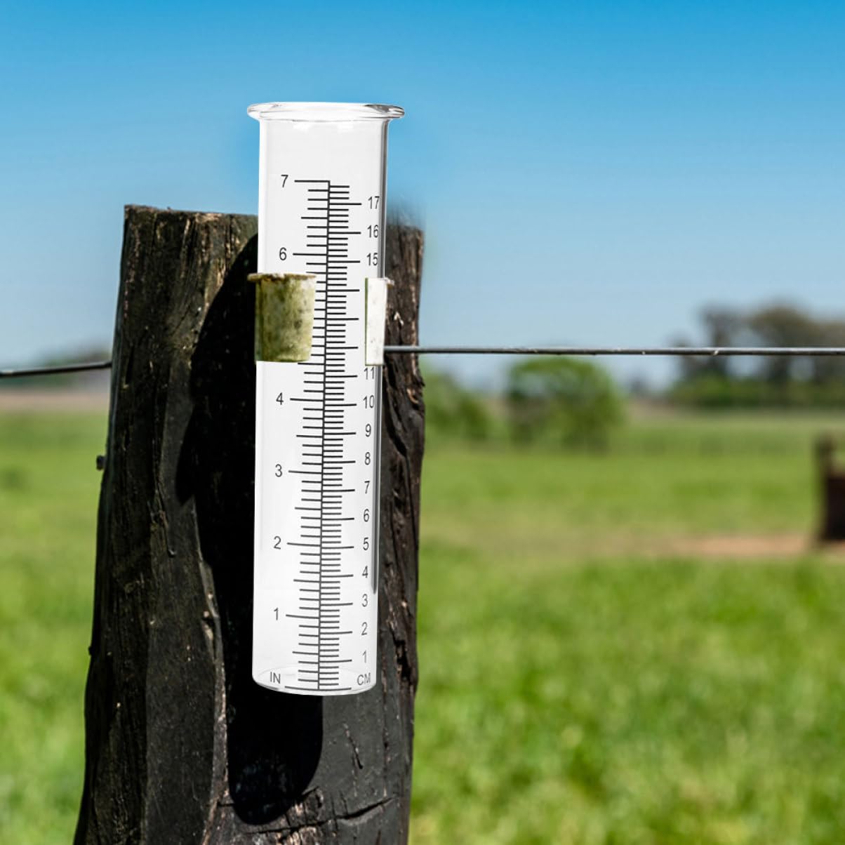 Toddmomy 8stücke Transparente Regenmesser Präzises Niederschlagsmessgerät Für Garten Und Tragbares Messrohr Mit Für Pflanzenbewässerung