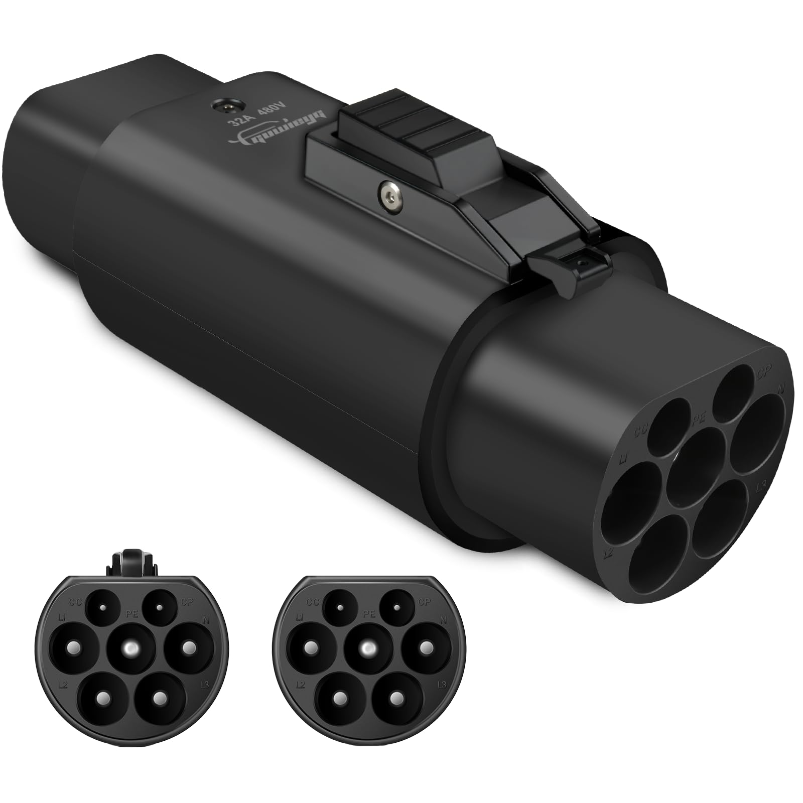 Adaptateur Type 2 vers GBT AC 32A 3 phases Adaptateur de charge pour véhicule électrique IEC62196 vers GB/T Adaptateur de charge EV