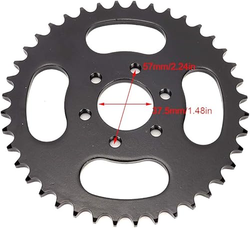 Miniatura 8 de 428 Piñón de cadena, ATV Quad 428 piñón trasero de cadena para TAOTAO SUNL Roketa JCL NST 125 150 200 250