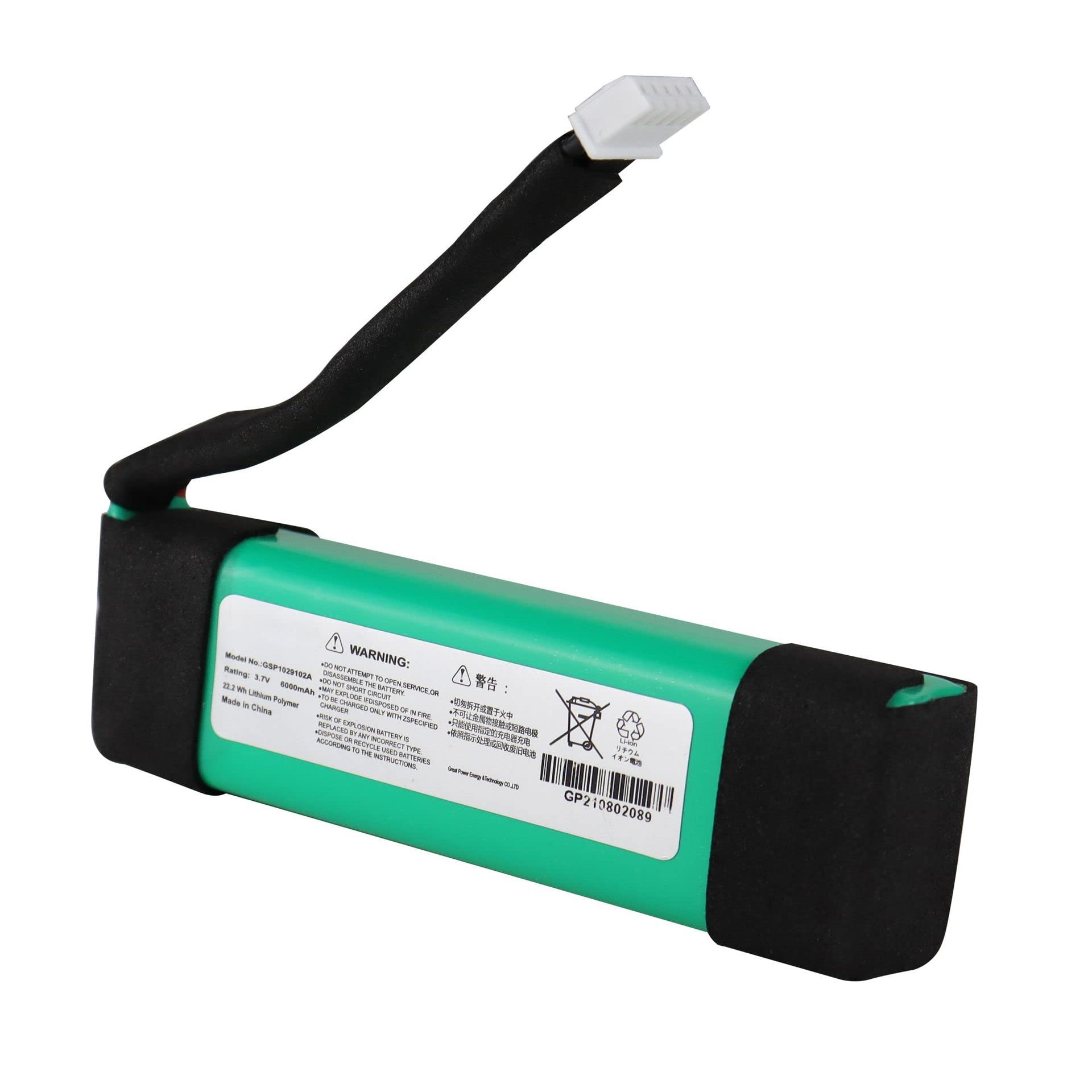 Batería de repuesto para JBL Charge3 GSP1029102A (1) 6000 mAh