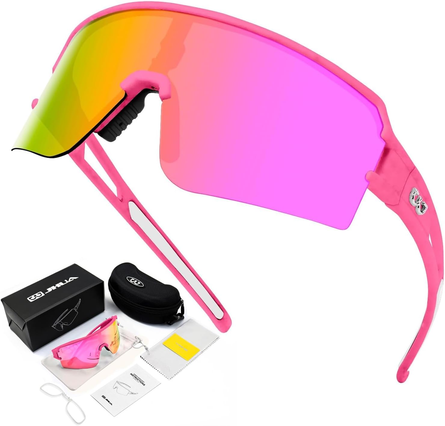 AVV Polarized cycling glasses sports sunglasses,UV400 Protection Fishing Driving running baseball sunglasses for men women