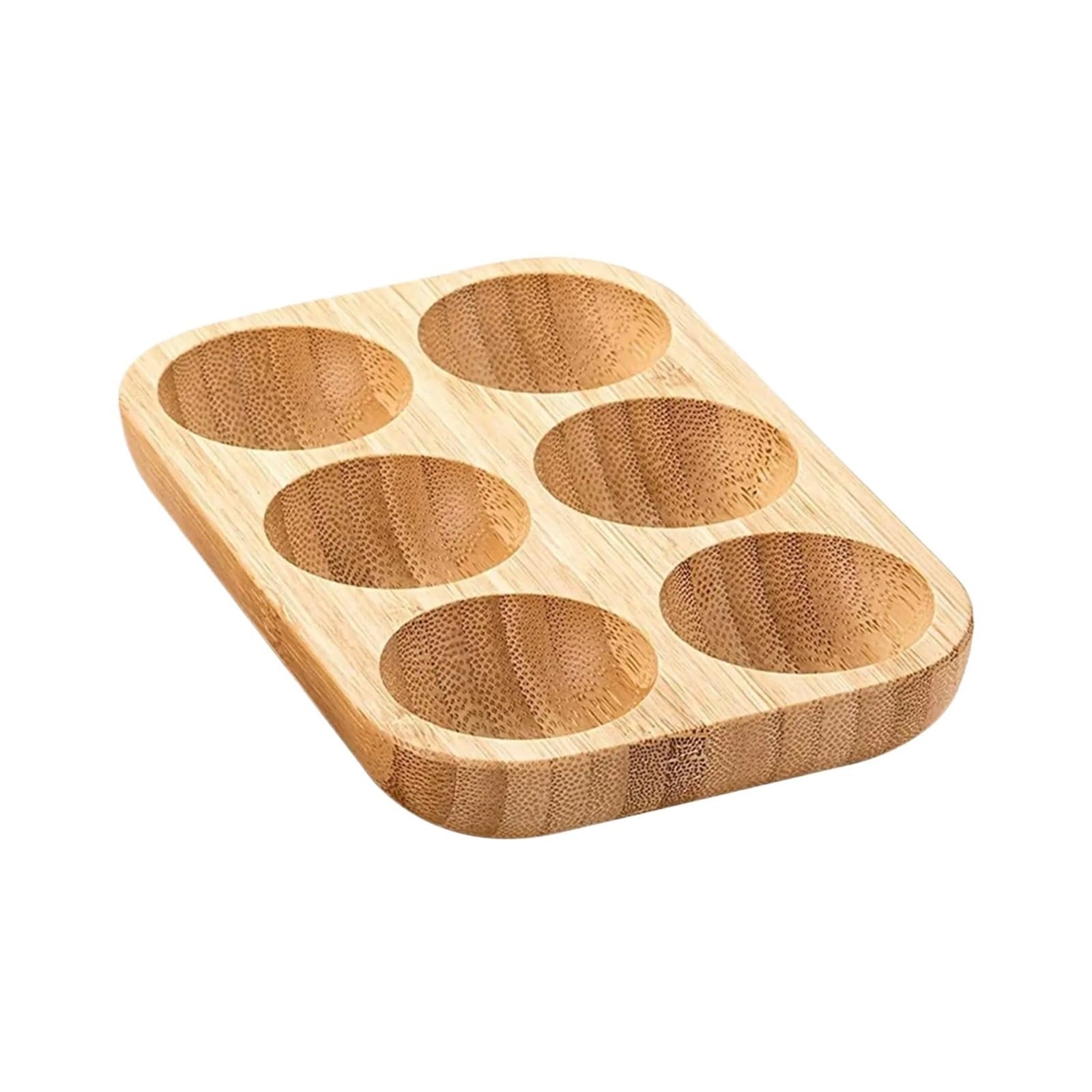 Egg Holder Practical 6 Grid Double Row Container Organizer Rack For