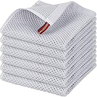 Vista 51 de Nialnant Paquete de 6 toallas de mano de cocina, grandes toallas de té de cocina 100% algodón, paños de cocina para secar platos 13x28 pulgadas