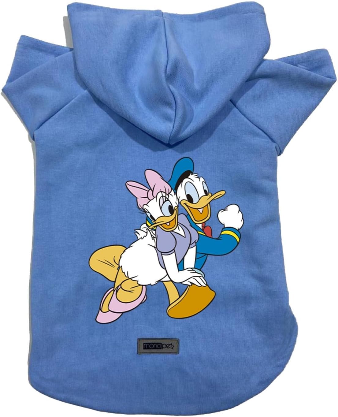 Kapişonlu Polar Sweatshirt Köpek ve Kedi Kıyafeti & Elbisesi Mavi Deysi Donald S