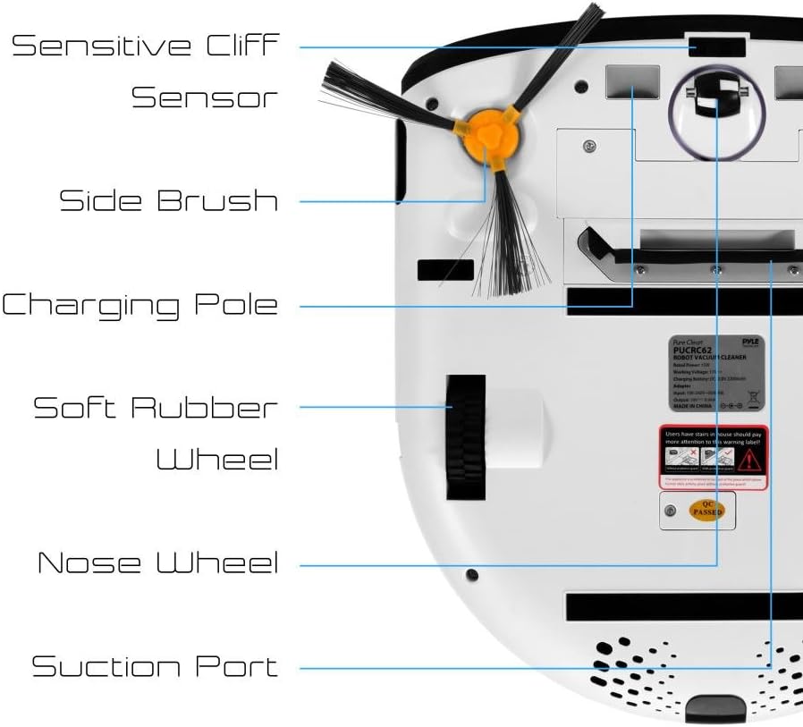 Low Profile Robot Vacuum Cleaner 