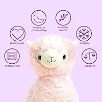 Vista 2 de Warmies - Peluche de llama con aroma a lavanda francesa, apto para microondas