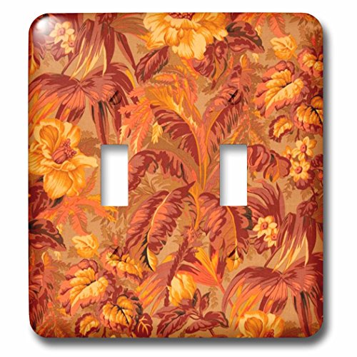 Double interrupteur à bascule d'exception Tropical Fall 3dRose lsp_60556_2 premium - 2
