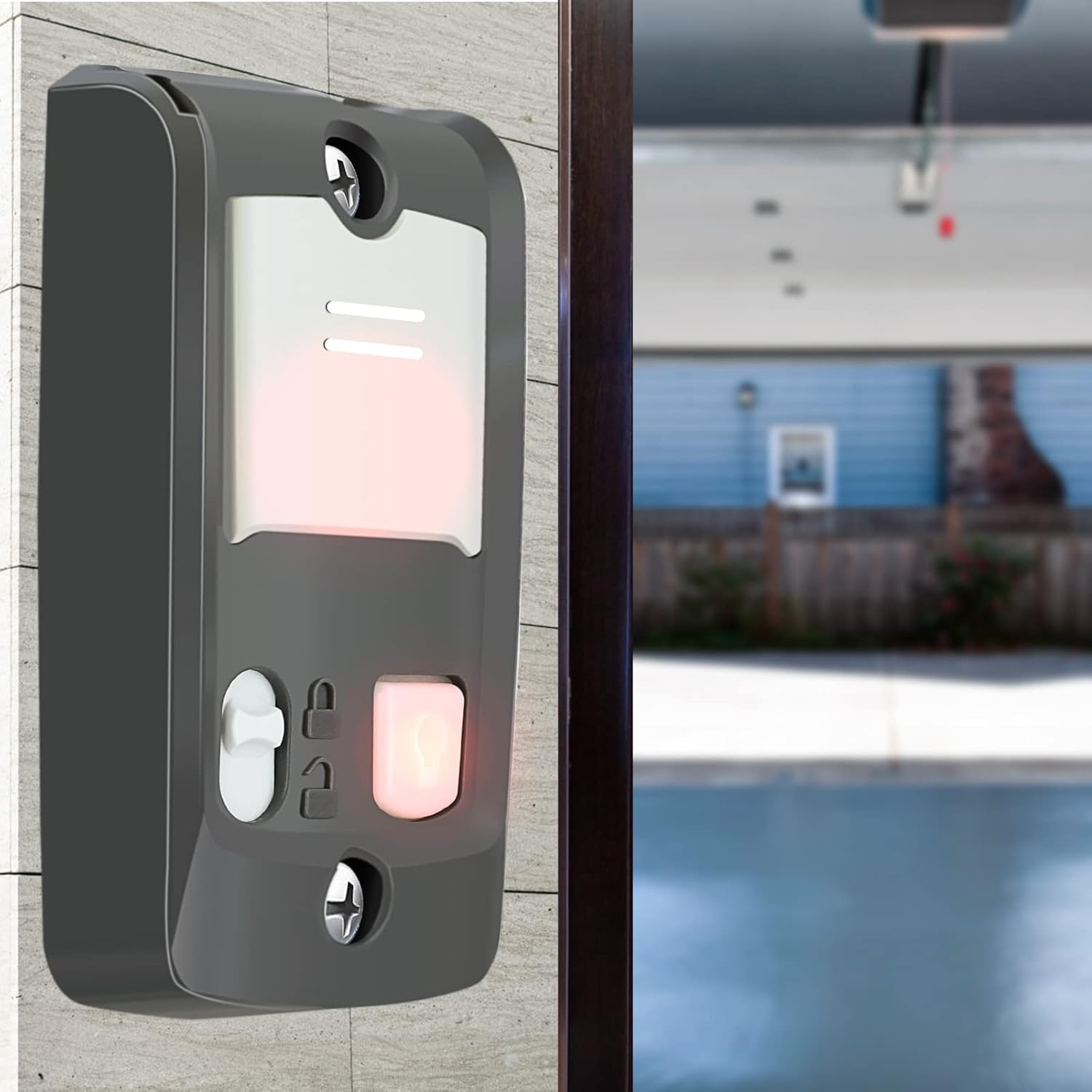 877Max Garage Door Keypad with 893max Universal Garage Door Opener Remote, Compatible with All Lift Master Garage Door Opener Remote Since 1993, Replaces 878MAX 376LM 377LM 977LM