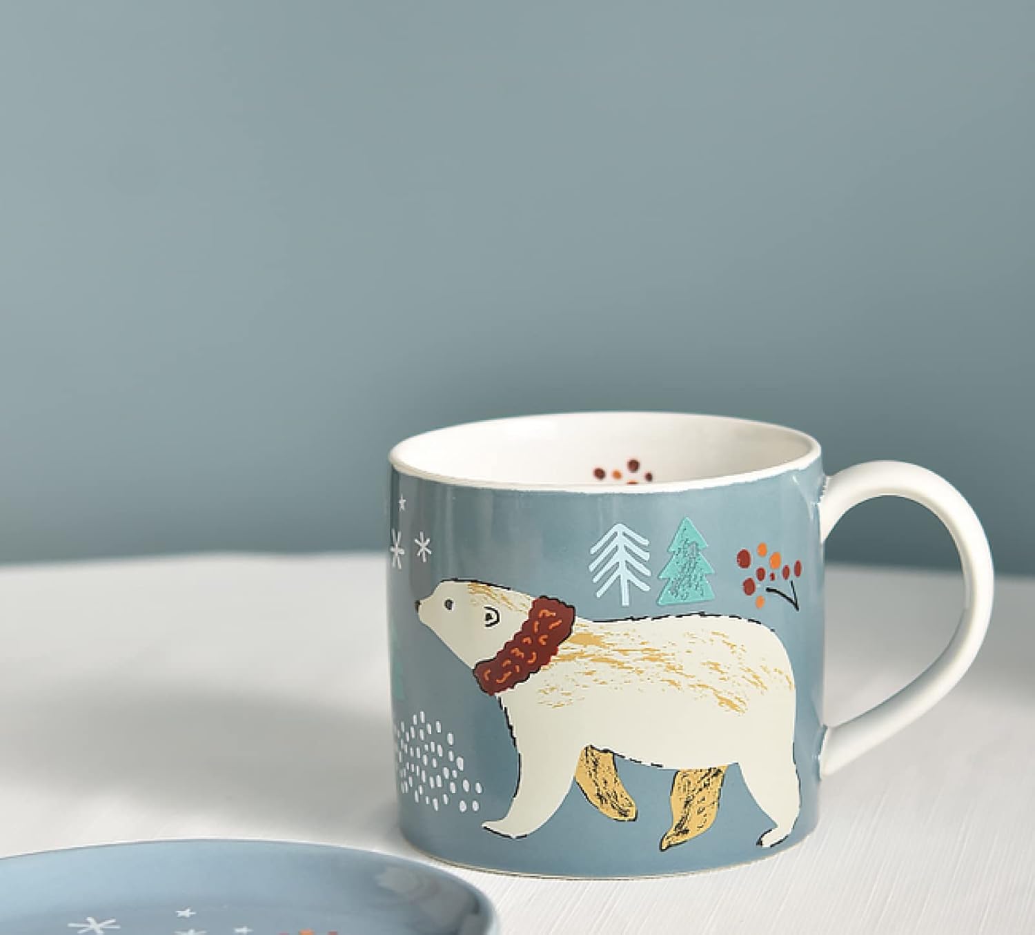 マグ 手作り セラミック コーヒーマグ 漫画 シロクマ ティーカップ 陶器 コーヒーカップ オーツミルク マグ ウェディング ギフト