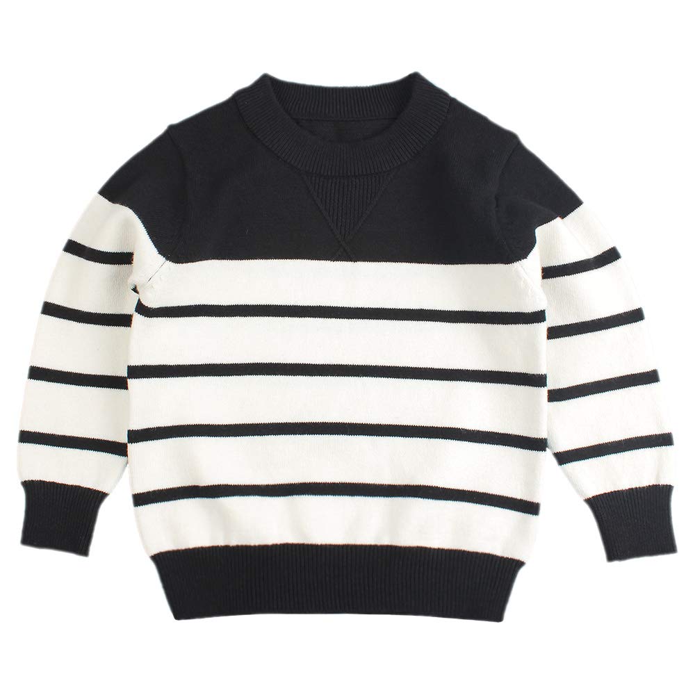 black sweatshirt with white stripes on sleeves