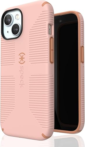 Speck Funda para iPhone 15, diseñada para MagSafe, agarre de protección contra caídas, para iPhone 15, iPhone 14 y iPhone 13, resistente a los