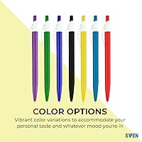 Vista 4 de SyPen Bolígrafos personalizados con tu logotipo o texto personalizado, paquete de 500 unidades a granel para negocios, fiestas y eventos, bolígrafos
