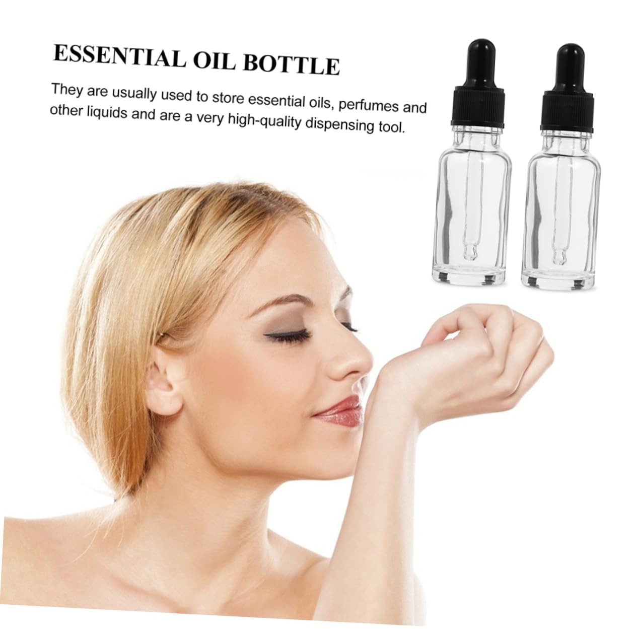 Ipetboom 12pcs Glass Dropper Bottles for Essential Oils and Cosmetics Durable and Smooth Dispenser for Liquid Storage Space Saving Design for Travel and Home Use