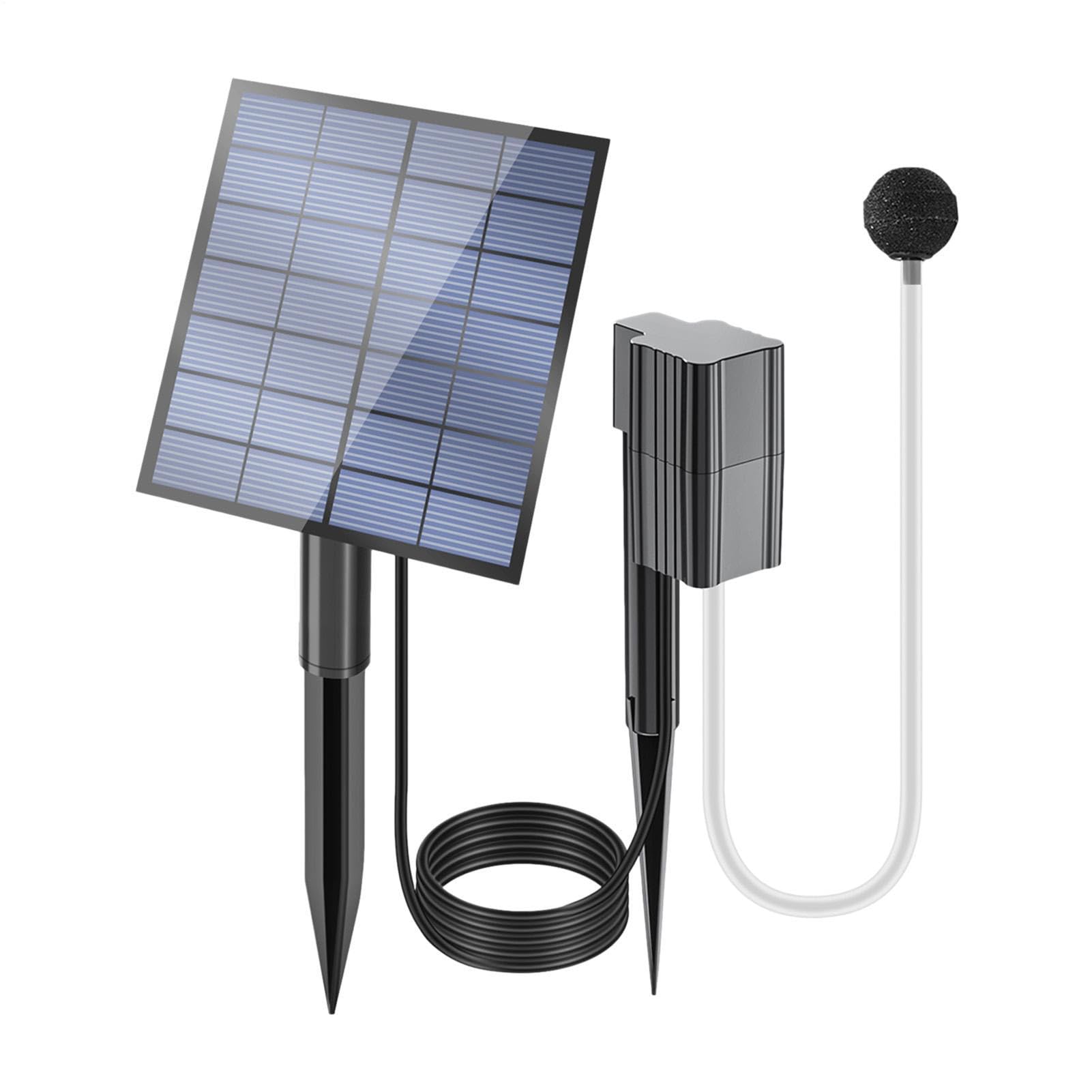 Aeratore solare per laghetto da 2,5 W, silenzioso, portatile, diffusore di