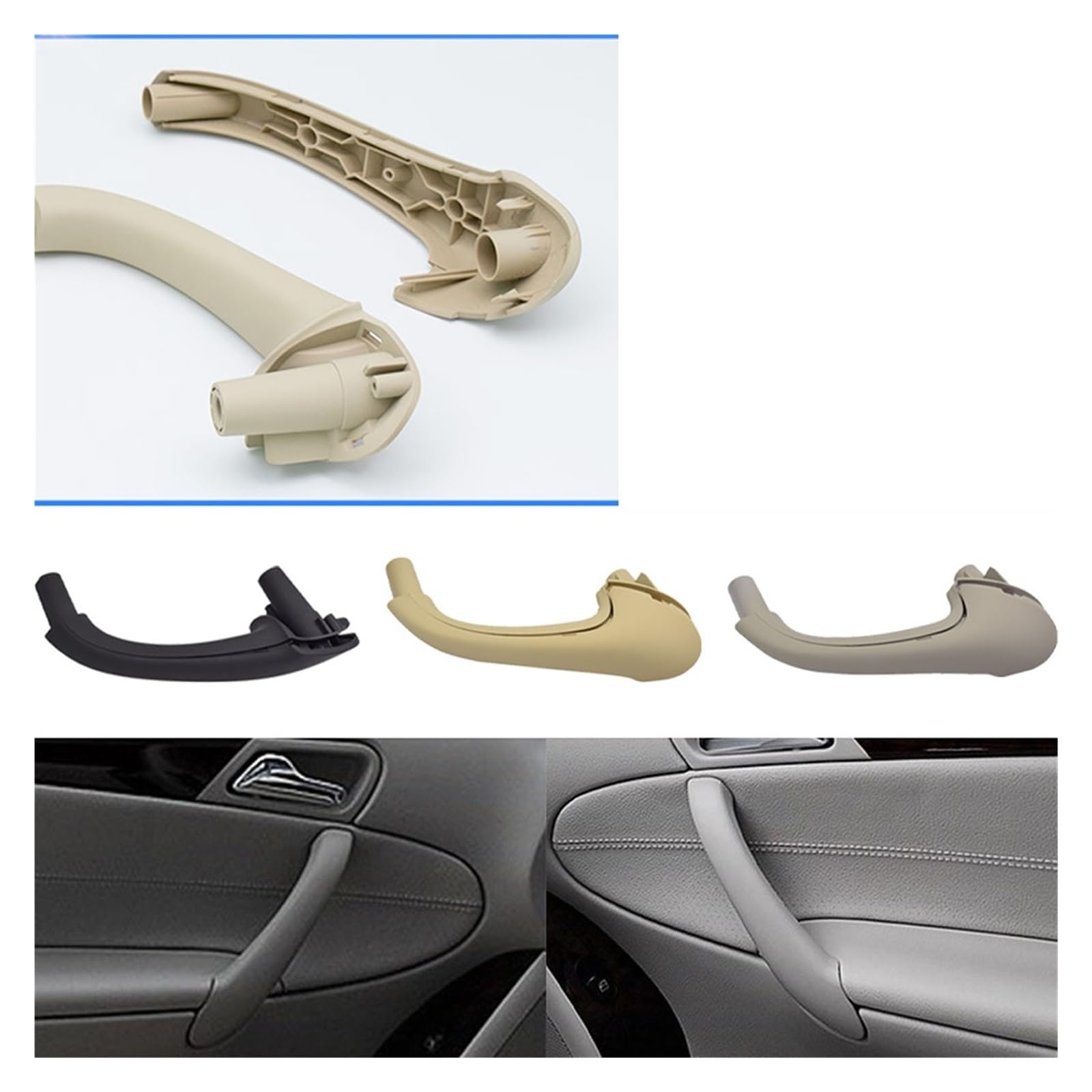 Innen Türgriff Für Mercedes C-Klasse W203 2000-2007 – Vorn Links/rechts, Farbe Beige