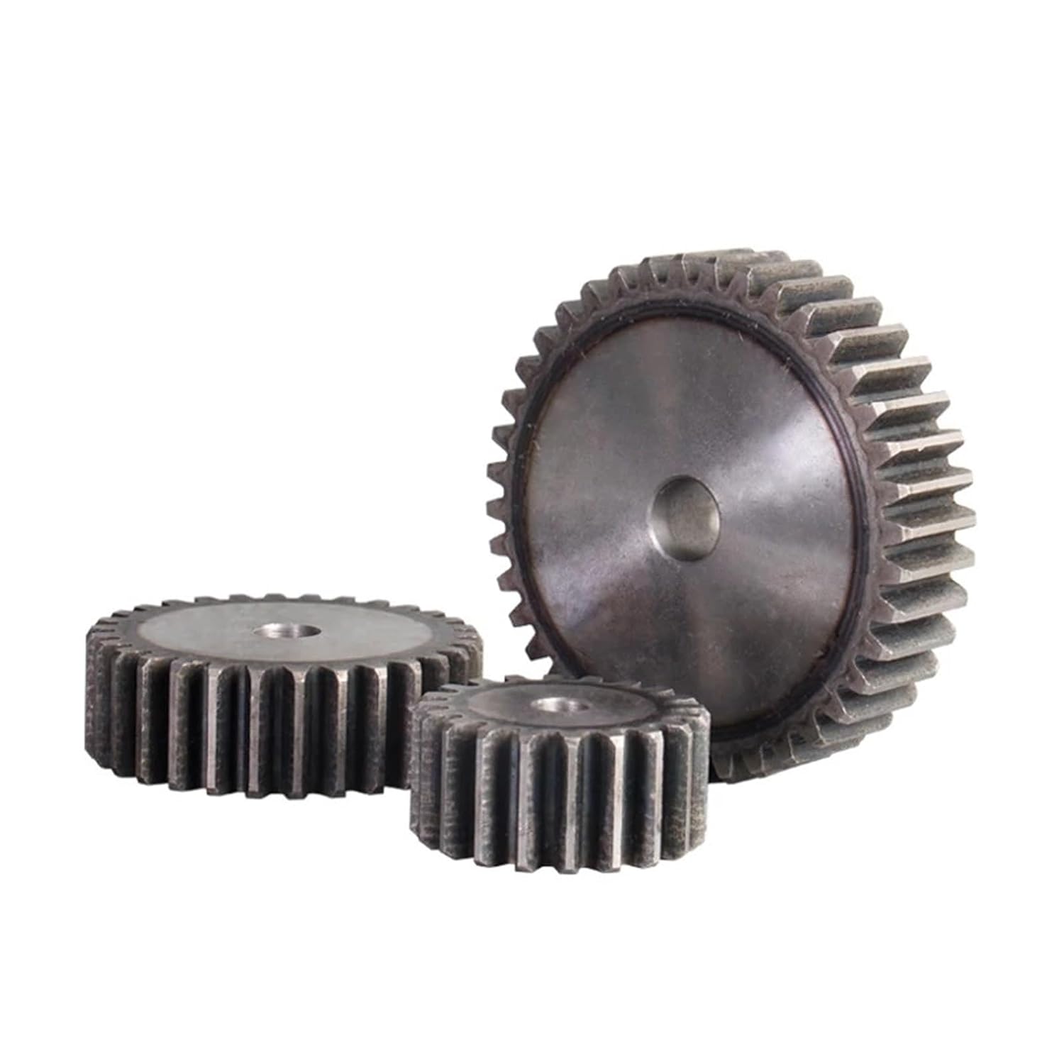 1.5M/2M/2.5Mod Spur Gear 26-40Teeth 45# Steel Flat Straight ​Thickness 15/20/25mm 1Pcs(1.5 Mod,27Teeth-1pcs)