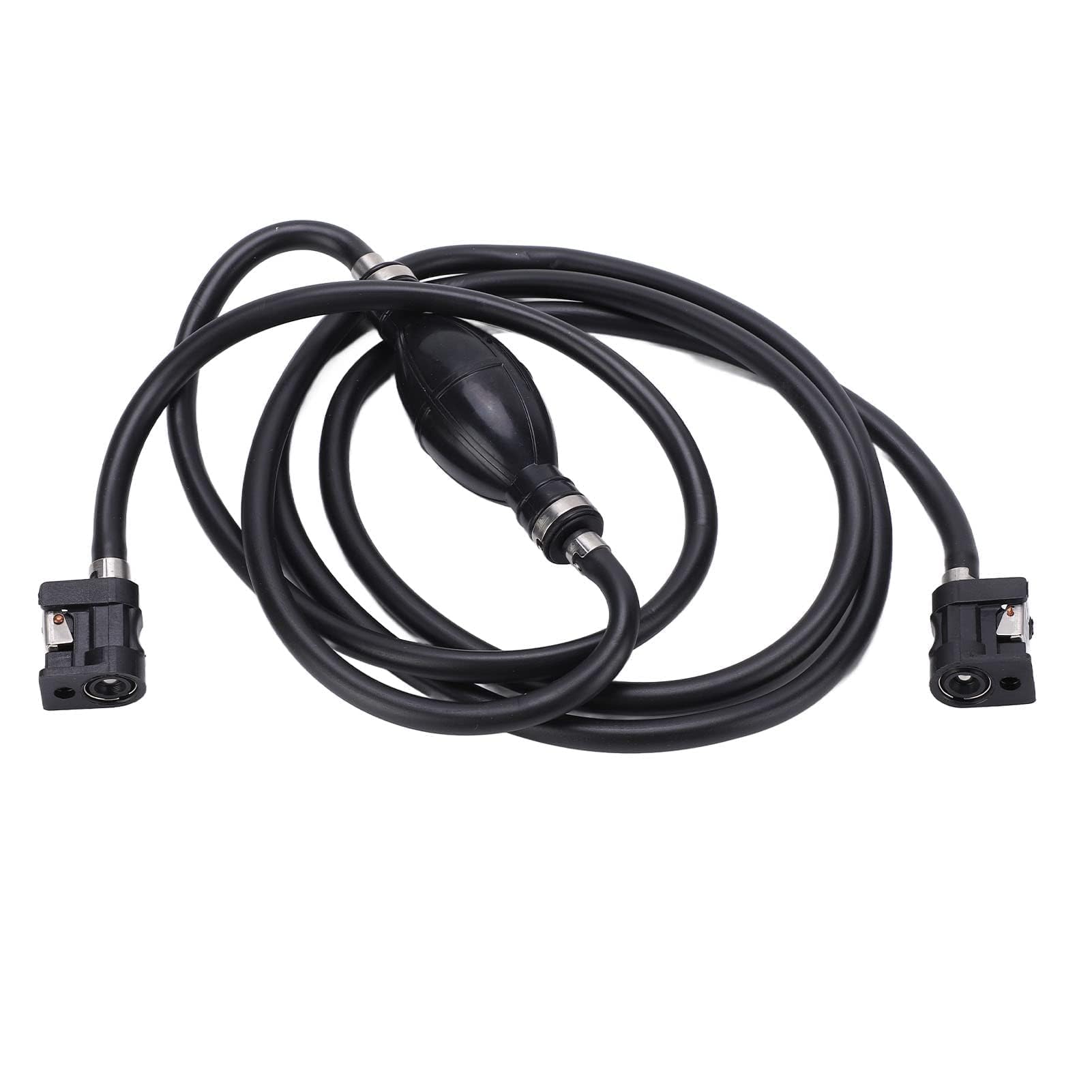Fuel Line Hose with Connector, 3M Gasoline Oil Line Hose Assembly with Sprayless Fuel Connector Portable Outboard Boat Engine Petrol Tank Connectors Kit for Outboard Motor