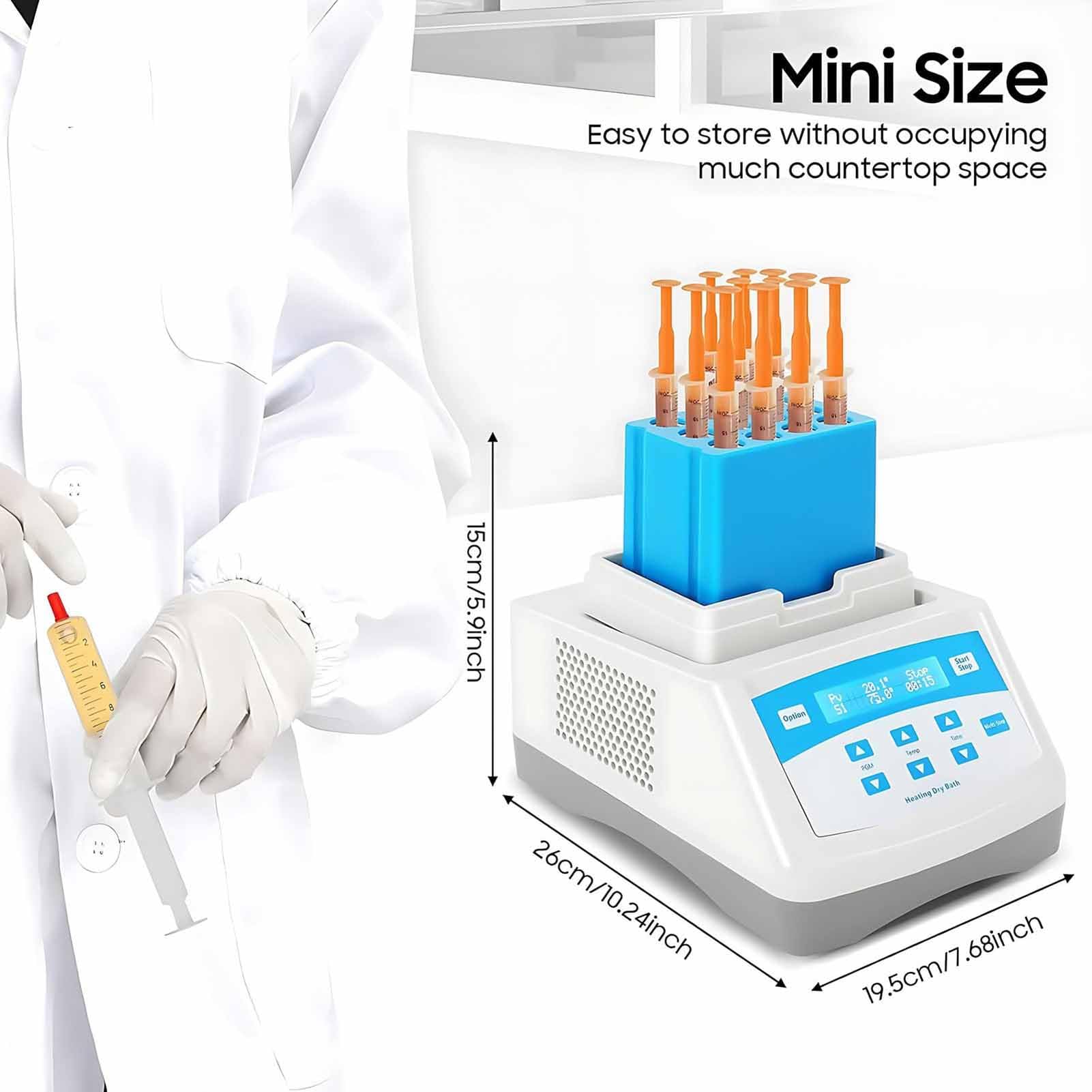 Strumento per Riscaldamento Biofiller al Plasma, Macchina Riscaldatore Gel PRP PPP con Display, Controllo Temperatura Costante, Accuratezza ±0.3℃ di Temperatura